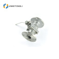 JKTLFB041 spring return a216 wcb 2pc stainless steel nylon ball valve